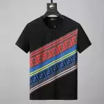 fendi  crewneck t-shirt new season two line ff black